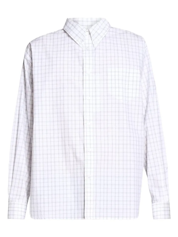 Willy Chavarria Men's Veterano Check Cotton Shirt