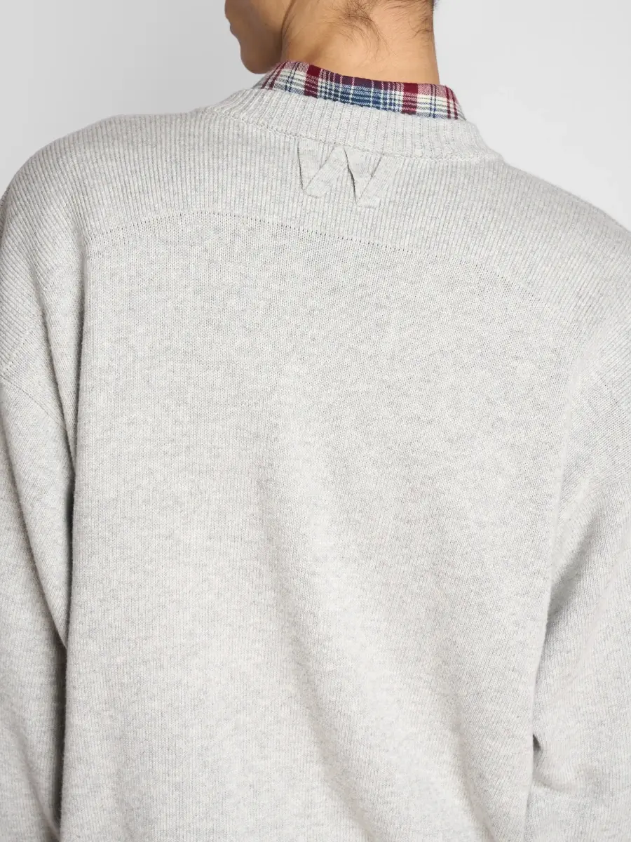 Willy Chavarria Men's Wool V-Neck Sweater | Thumbnail 5 Willy Chavarria Men's Wool V-Neck Sweater | Thumbnail 5