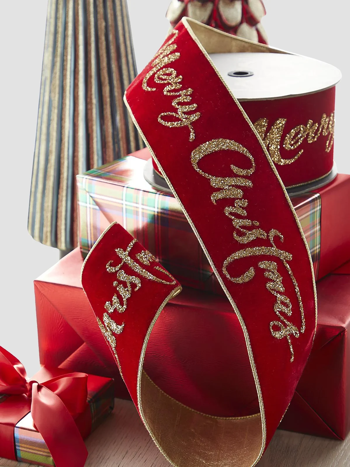 Merry Christmas Decorative Ribbon