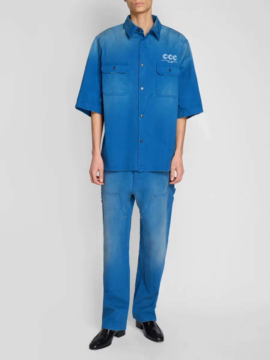 Willy Chavarria Men's Oversized Workwear Corcoran Overshirt | Thumbnail 2 Willy Chavarria Men's Oversized Workwear Corcoran Overshirt | Thumbnail 2