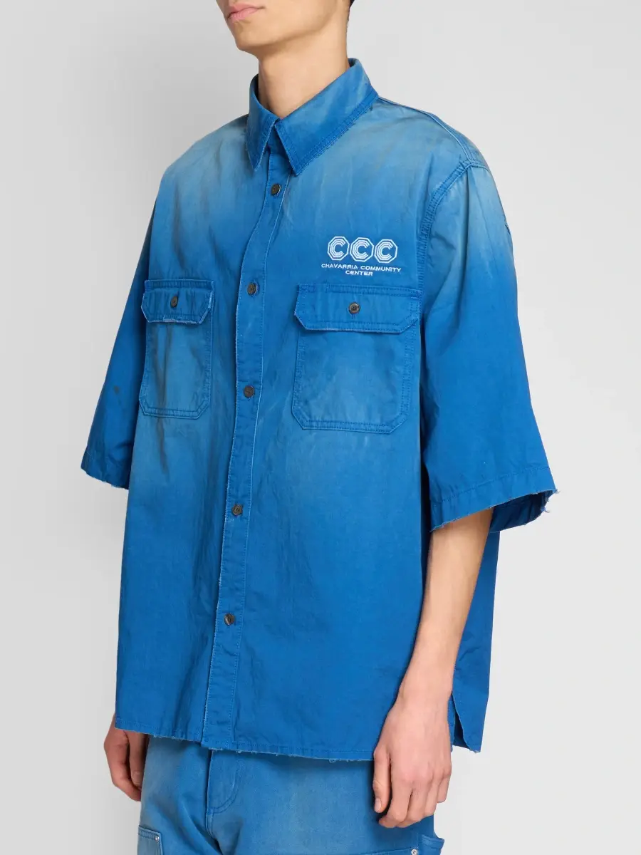 Willy Chavarria Men's Oversized Workwear Corcoran Overshirt | Thumbnail 4 Willy Chavarria Men's Oversized Workwear Corcoran Overshirt | Thumbnail 4