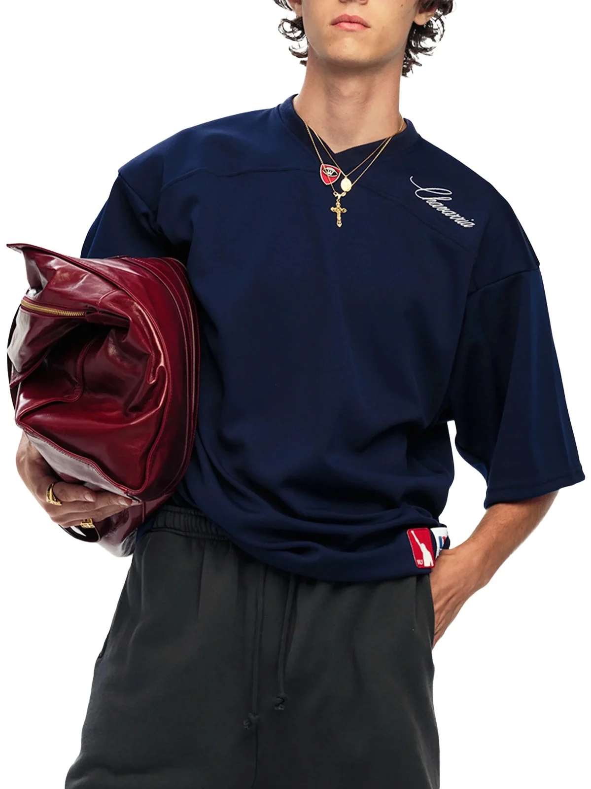 Willy Chavarria Men's Willy Sport Jersey Shirt