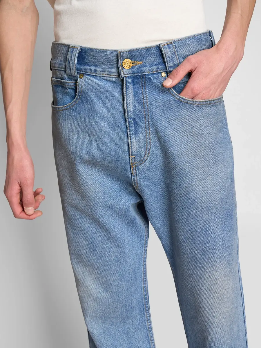 Willy Chavarria Men's Rigid Classic Flared Jeans | Thumbnail 5 Willy Chavarria Men's Rigid Classic Flared Jeans | Thumbnail 5