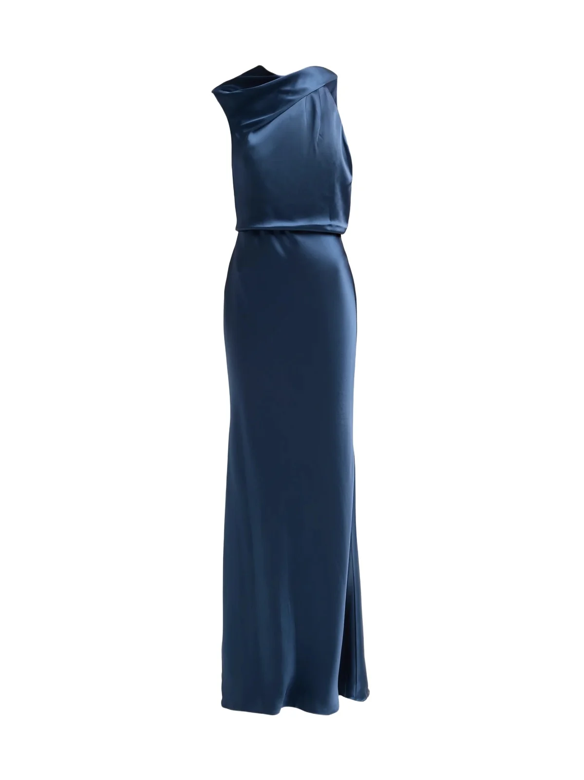 Women's Asymmetric Satin Gown Women's Asymmetric Satin Gown