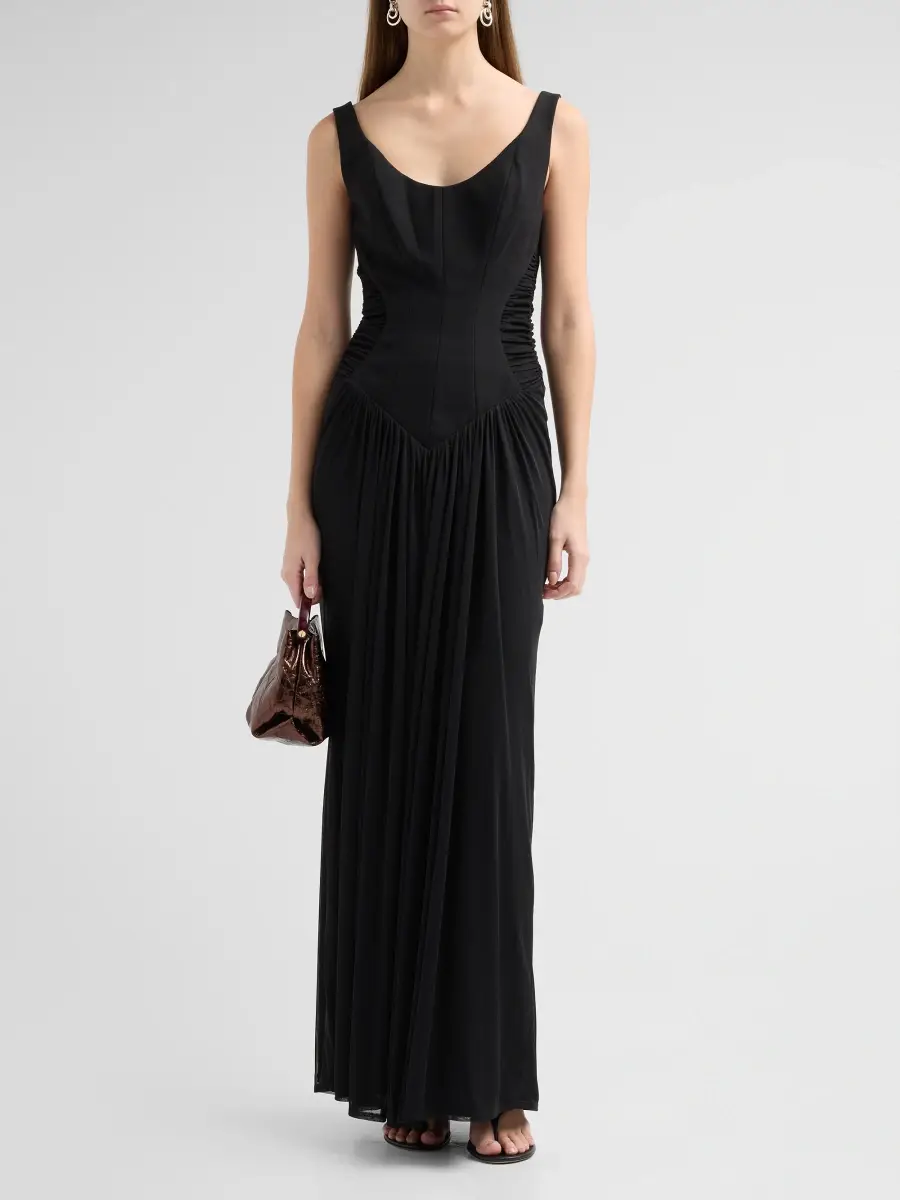 BLACK HALO Women's Ardenna Ruched Gown | Thumbnail 2 BLACK HALO Women's Ardenna Ruched Gown | Thumbnail 2