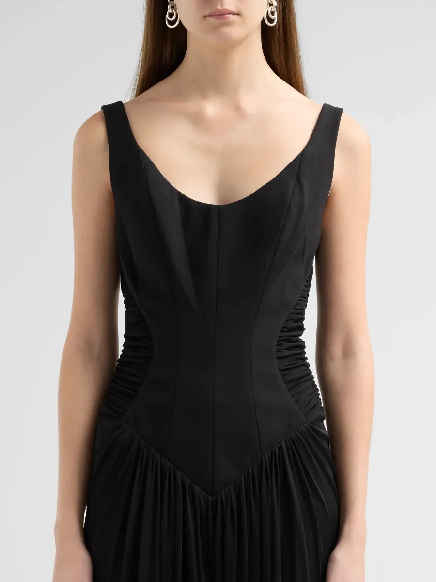 BLACK HALO Women's Ardenna Ruched Gown | Thumbnail 5 BLACK HALO Women's Ardenna Ruched Gown | Thumbnail 5