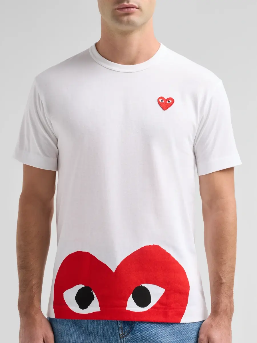Comme des Garçons Men Heart Cotton Crewneck T-Shirt | Thumbnail 5 Comme des Garçons Men Heart Cotton Crewneck T-Shirt | Thumbnail 5