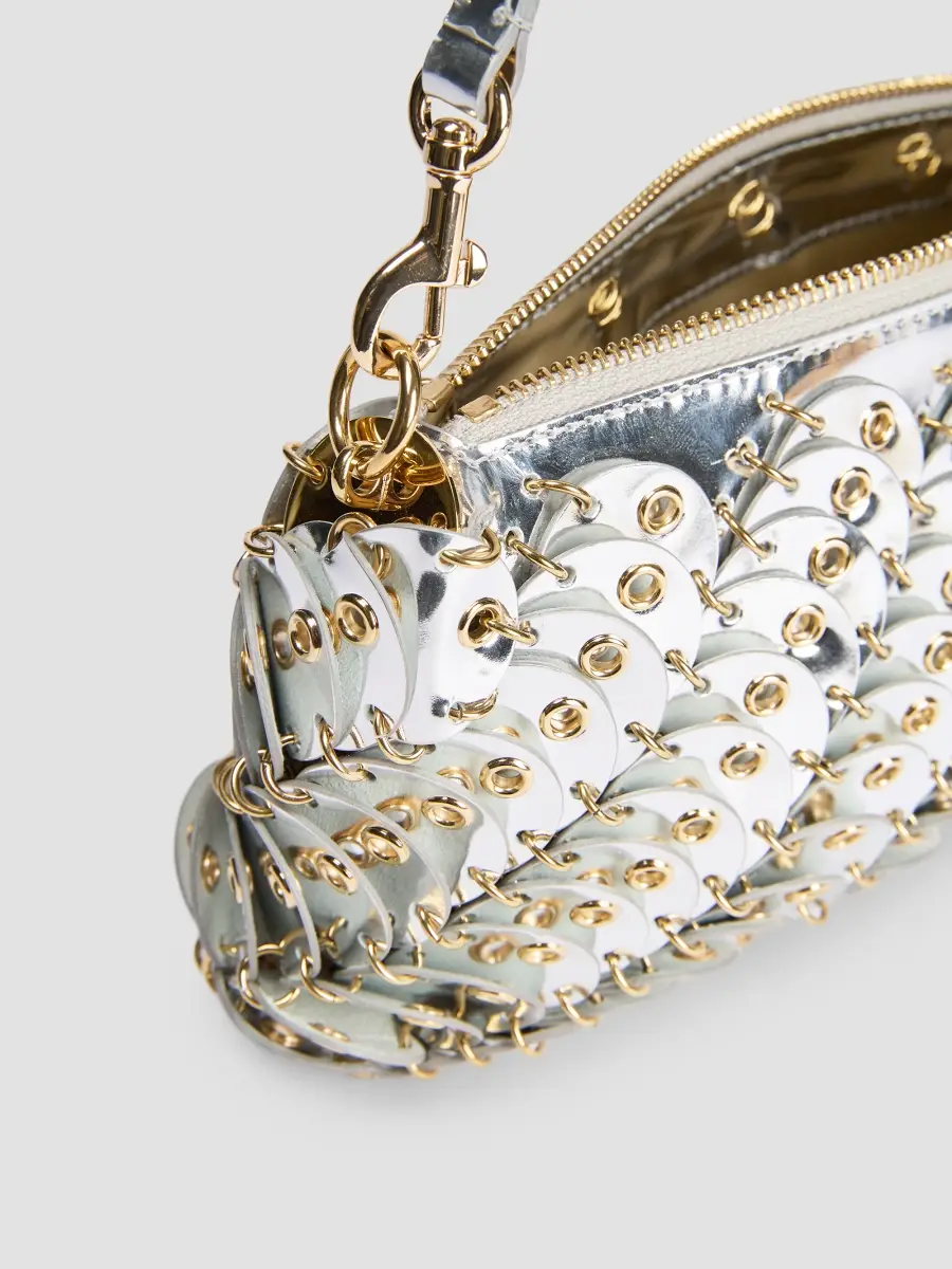 Rabanne Women's Paco Mini Leather Baguette | Thumbnail 4 Rabanne Women's Paco Mini Leather Baguette | Thumbnail 4