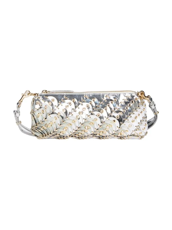 Rabanne Women's Paco Mini Leather Baguette