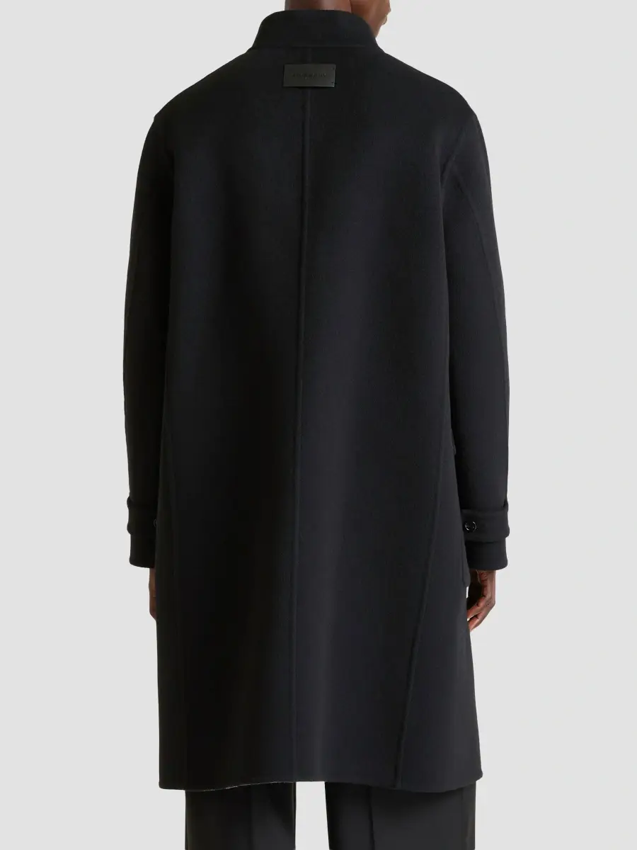 Givenchy Men's Coat in Wool - White Black | Thumbnail 7 Givenchy Men's Coat in Wool - White Black | Thumbnail 7