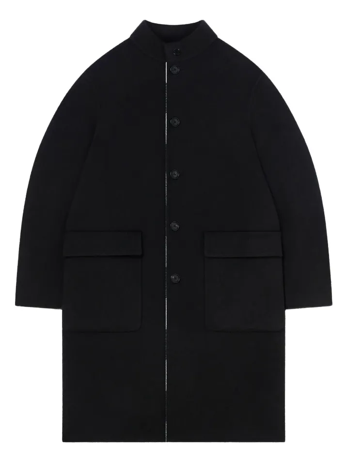 Givenchy Men's Coat in Wool - White Black