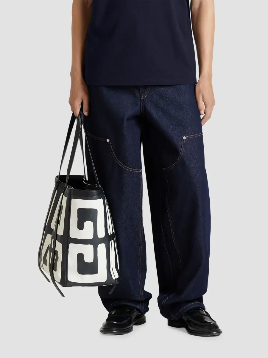 Givenchy Men's Raw Denim Carpenter Jeans | Thumbnail 4