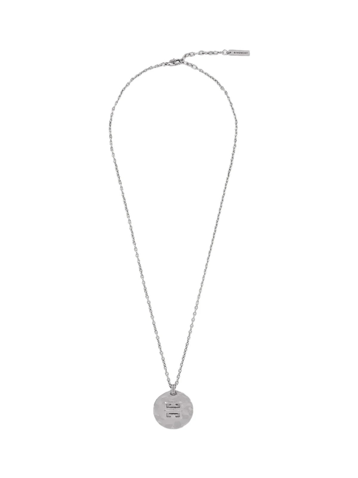 Givenchy Men's 4G Medal Necklace in Metal - Silvery
