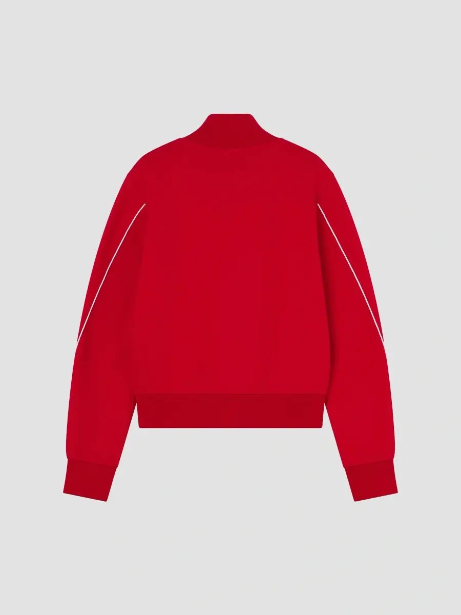 Givenchy Men's Couture Seam Track Top in Scuba - Red Pink | Thumbnail 2 Givenchy Men's Couture Seam Track Top in Scuba - Red Pink | Thumbnail 2