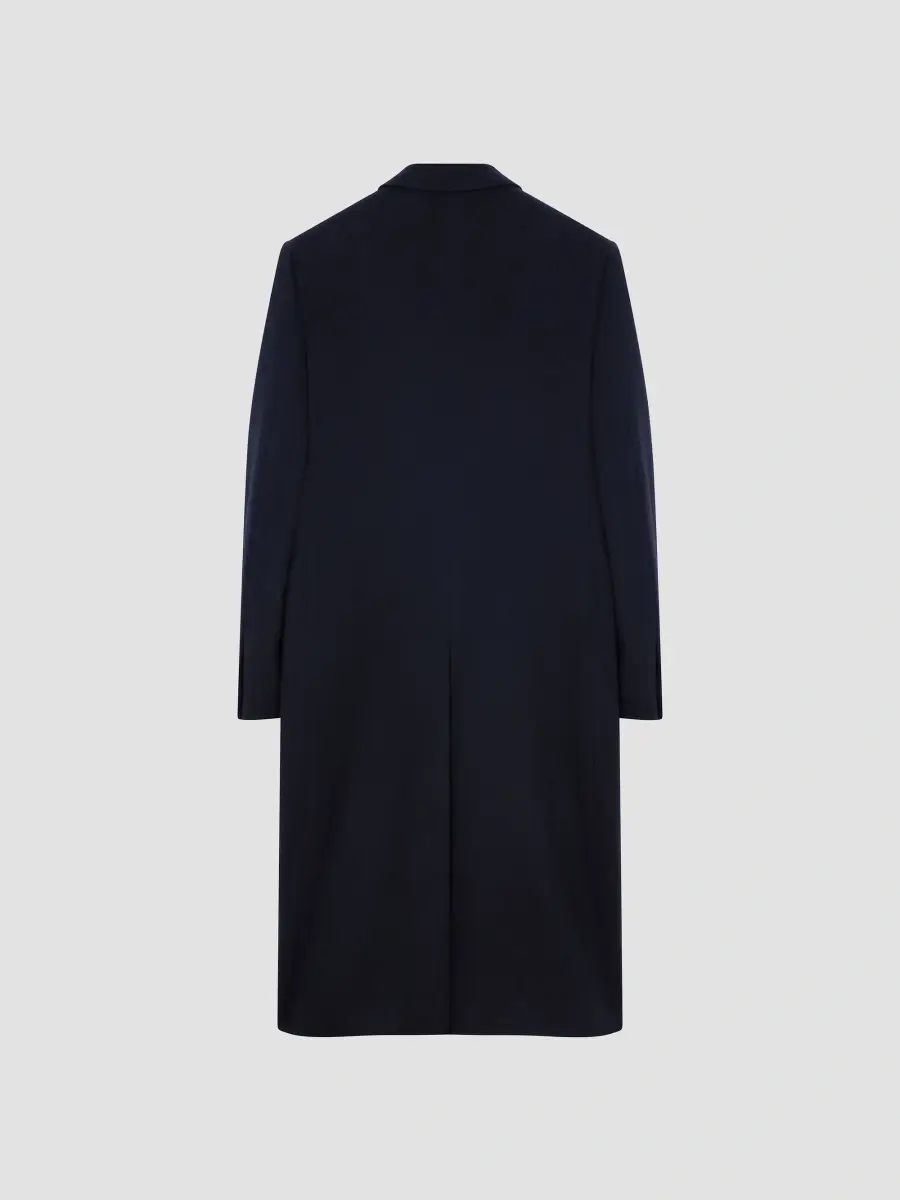 Givenchy Men's Double-Breasted Coat in Wool and Cashmere - Midnight Blue | Thumbnail 3 Givenchy Men's Double-Breasted Coat in Wool and Cashmere - Midnight Blue | Thumbnail 3