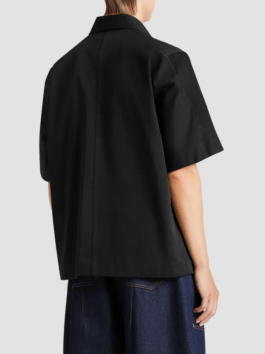 Givenchy Men's Couture Seam Shirt in Cotton - Black | Thumbnail 5 Givenchy Men's Couture Seam Shirt in Cotton - Black | Thumbnail 5