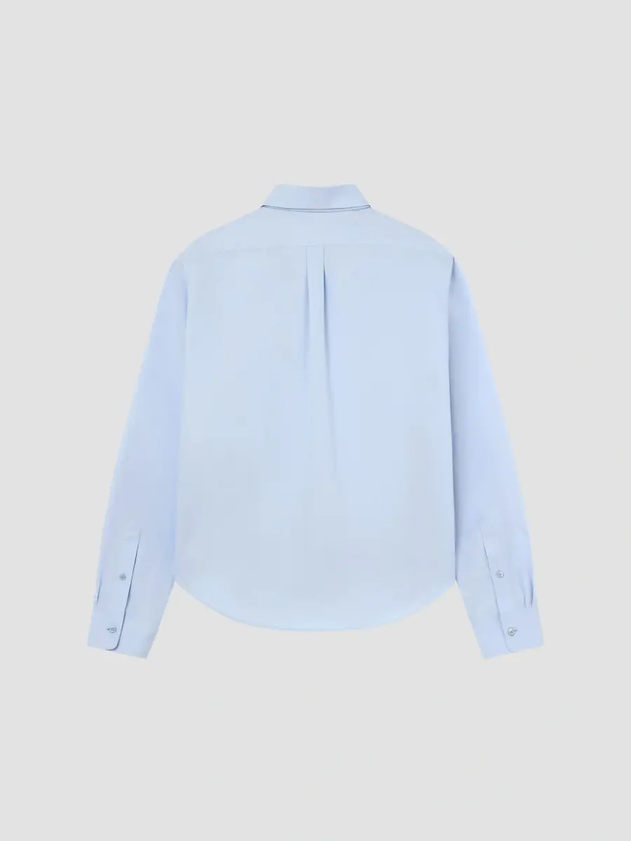 Givenchy Men's Shirt in Poplin with Detachable Collar - Baby Blue | Thumbnail 3