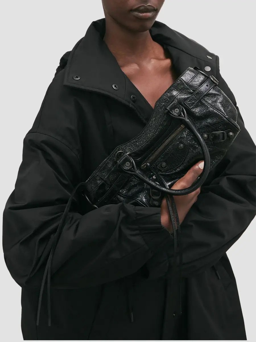 Balenciaga Women's Le City East-West Mini Top Handle Bag | Thumbnail 3