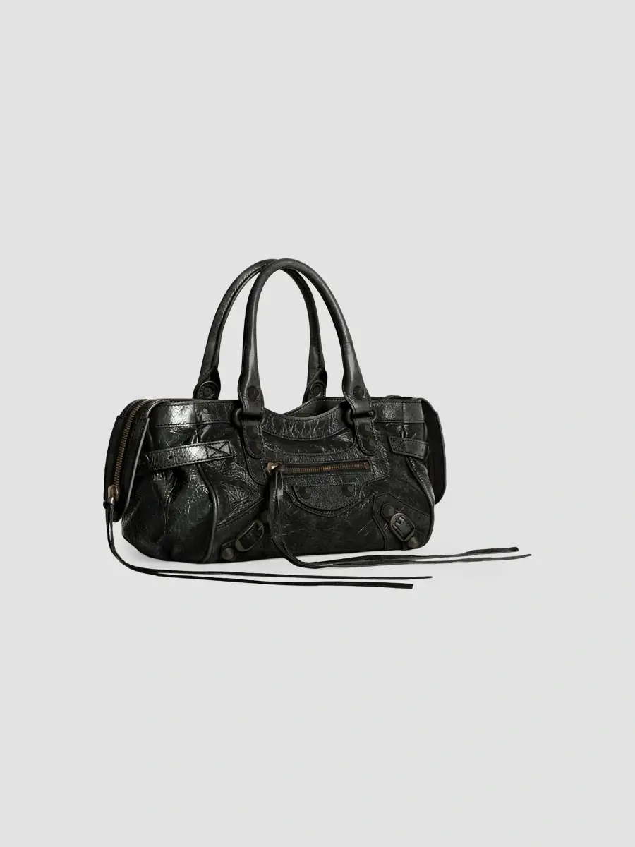 Balenciaga Women's Le City East-West Mini Top Handle Bag | Thumbnail 4