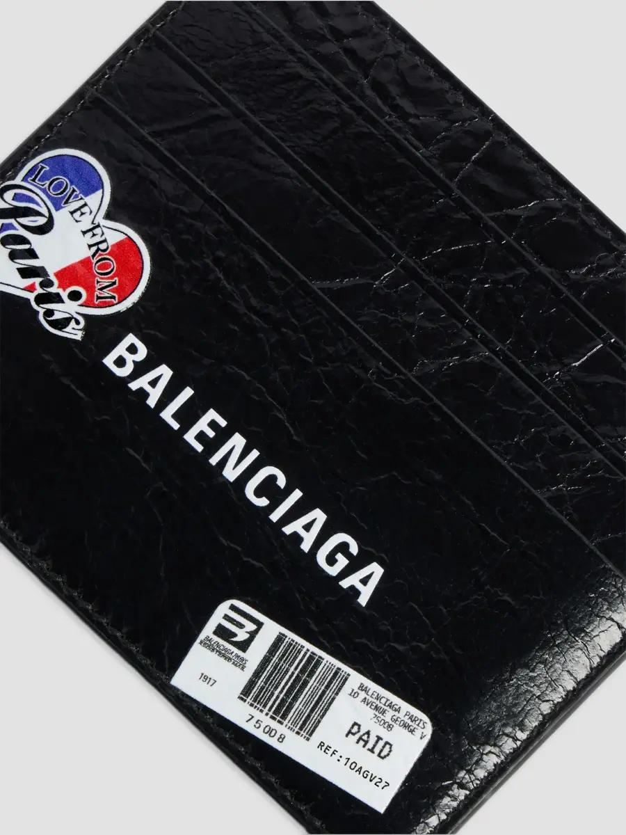 Balenciaga Men's Shopper Card Holder | Thumbnail 5