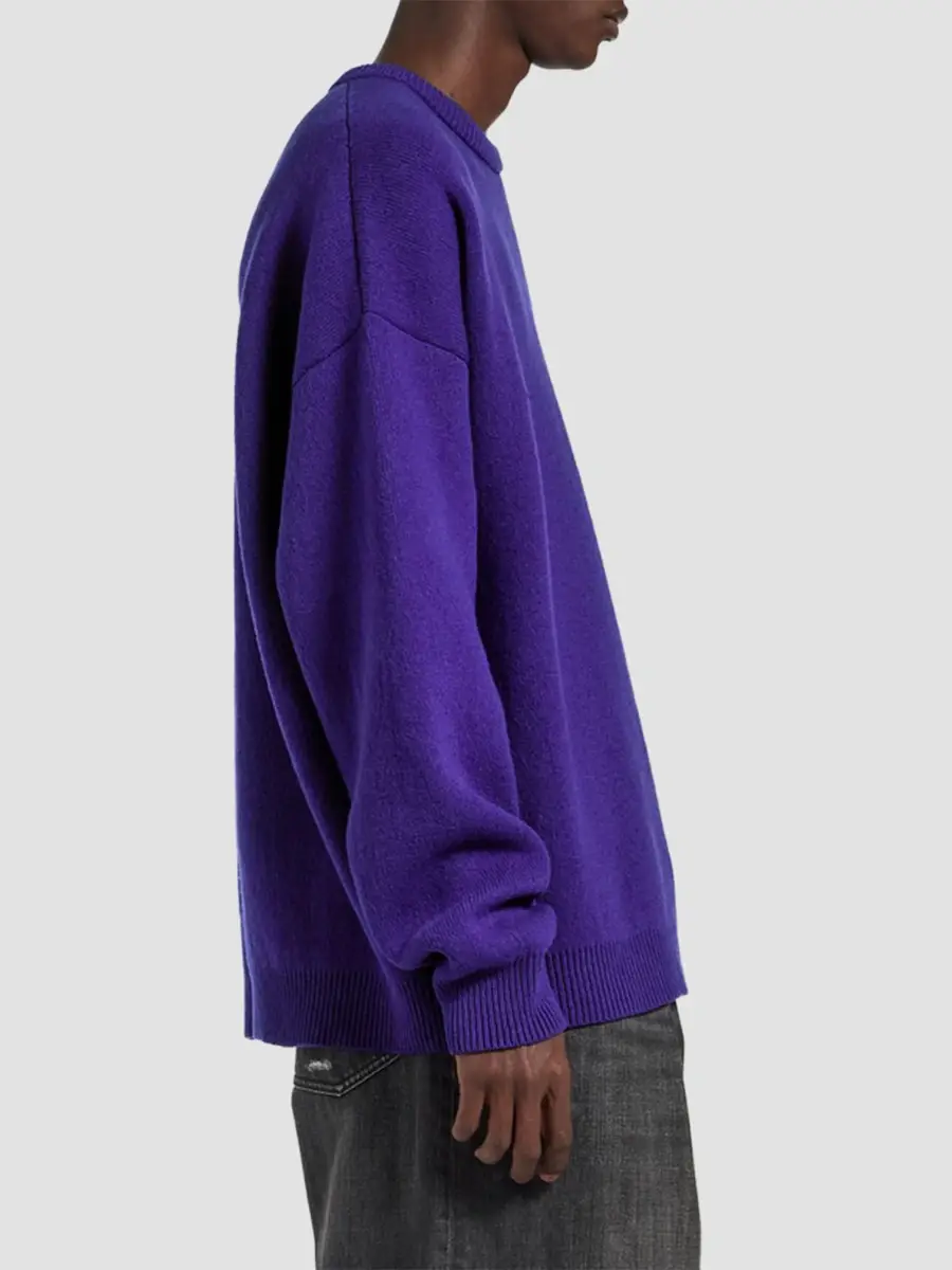 Balenciaga Men's Knitted City Crewneck Sweater | Thumbnail 4 Balenciaga Men's Knitted City Crewneck Sweater | Thumbnail 4