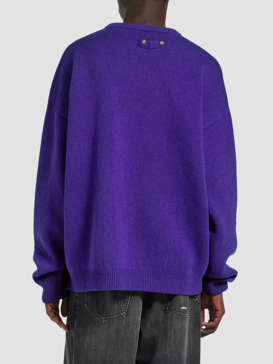 Balenciaga Men's Knitted City Crewneck Sweater | Thumbnail 5 Balenciaga Men's Knitted City Crewneck Sweater | Thumbnail 5