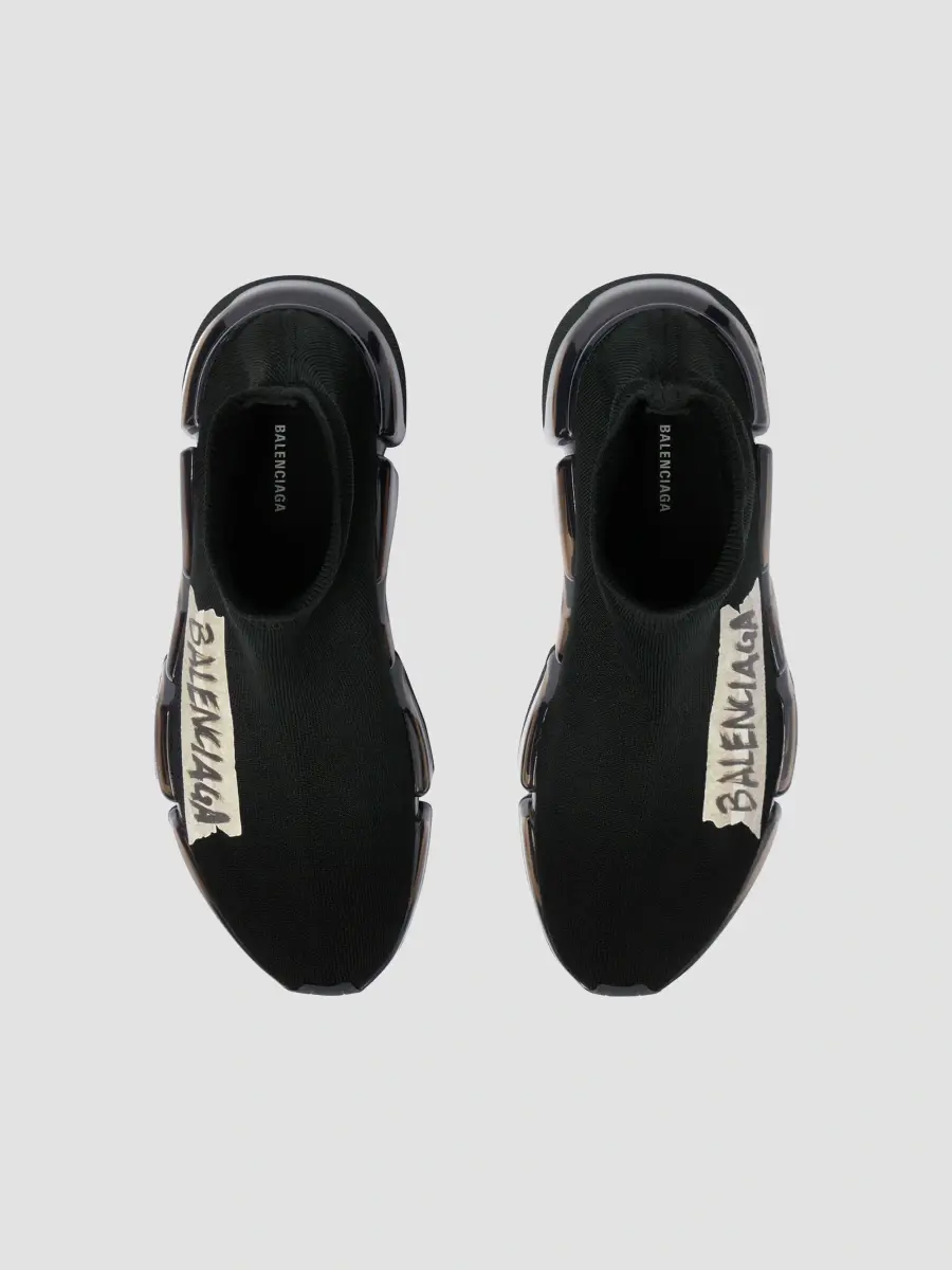 Balenciaga Men's Speed 2.0 Knit Sneakers | Thumbnail 4 Balenciaga Men's Speed 2.0 Knit Sneakers | Thumbnail 4