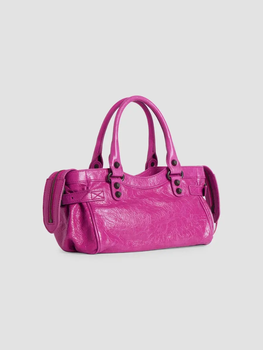 Balenciaga Women's Le City East-West Mini Top Handle Bag | Thumbnail 3