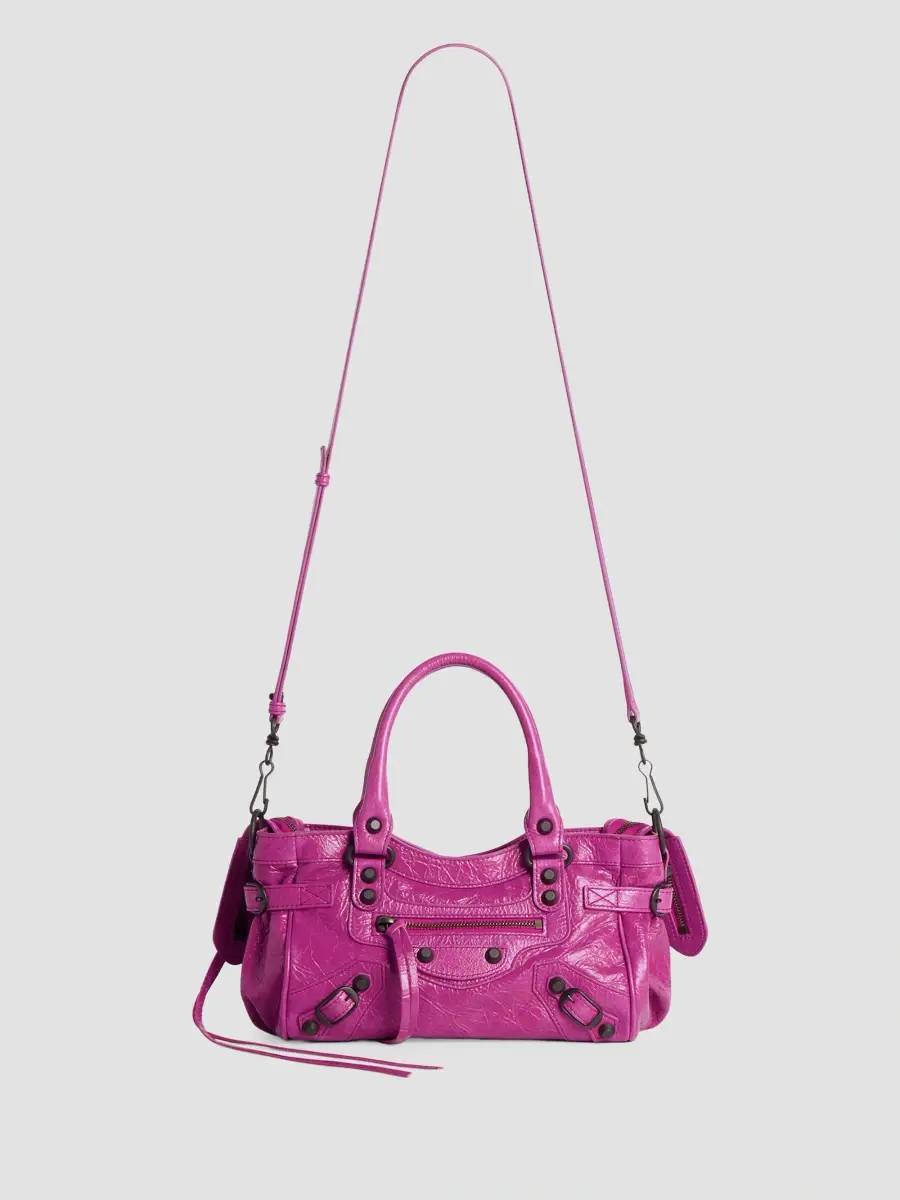 Balenciaga Women's Le City East-West Mini Top Handle Bag | Thumbnail 4