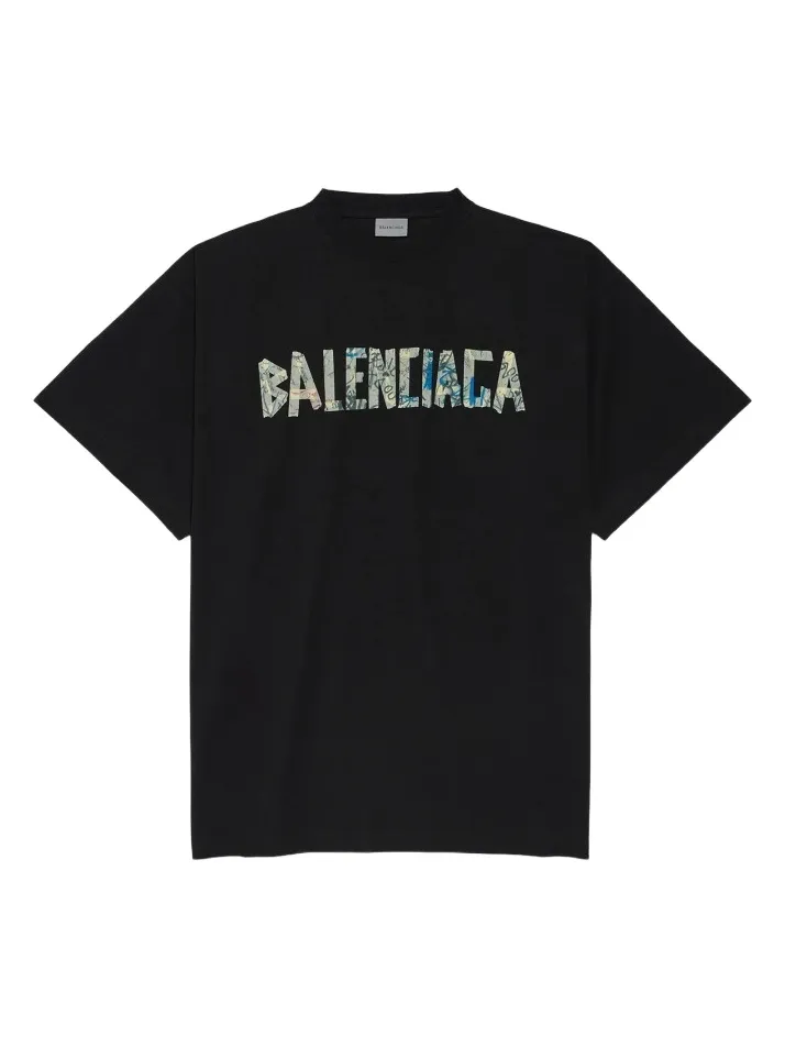 Balenciaga Men's DIY Tape Oversized T-Shirt