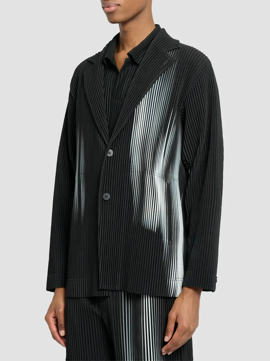 Homme Plissé Issey Miyake Men In The Shadow Single-Breasted Sport Jacket | Thumbnail 4 Homme Plissé Issey Miyake Men In The Shadow Single-Breasted Sport Jacket | Thumbnail 4