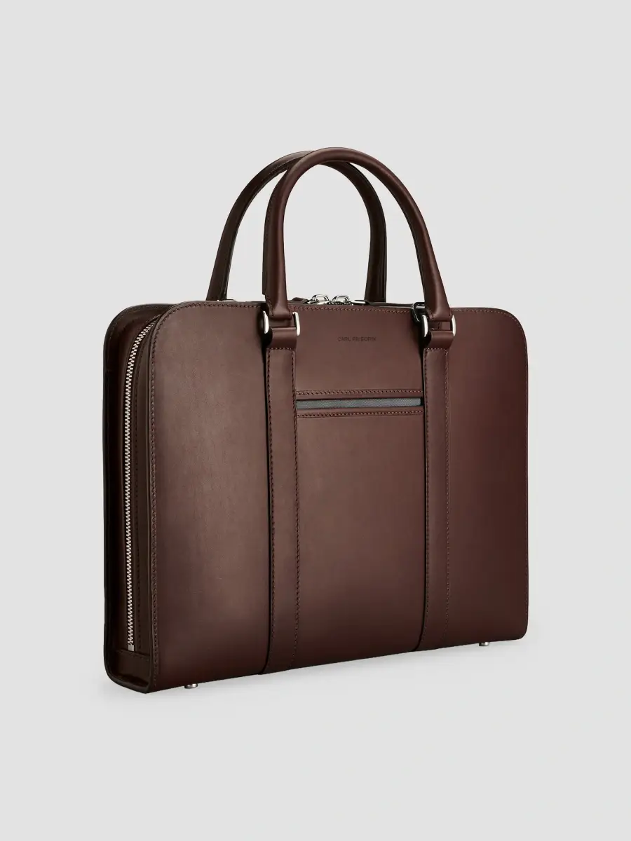 Carl Friedrik Men Heritage Palissy Leather Briefcase | Thumbnail 2