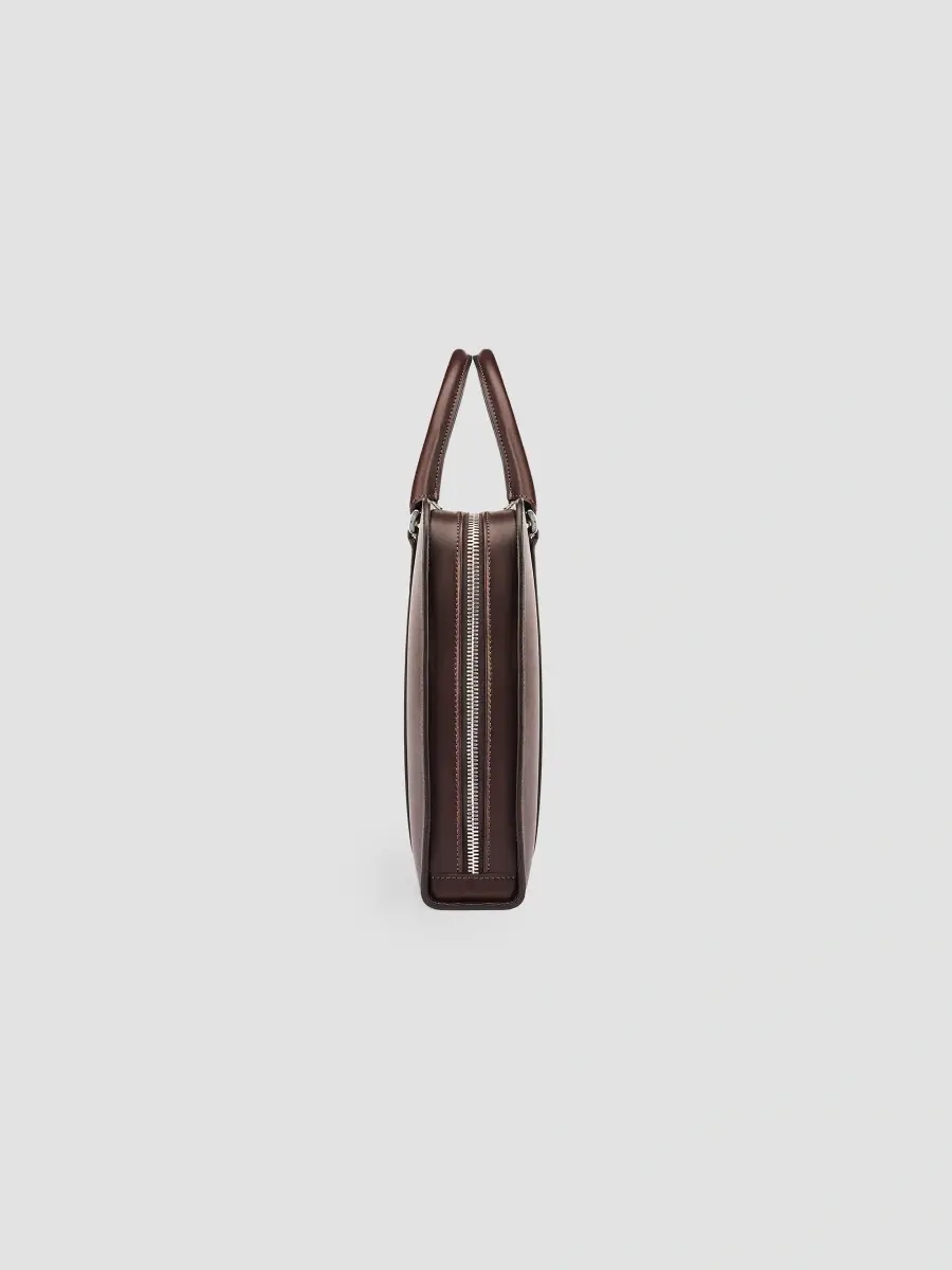 Carl Friedrik Men Heritage Palissy Leather Briefcase | Thumbnail 4