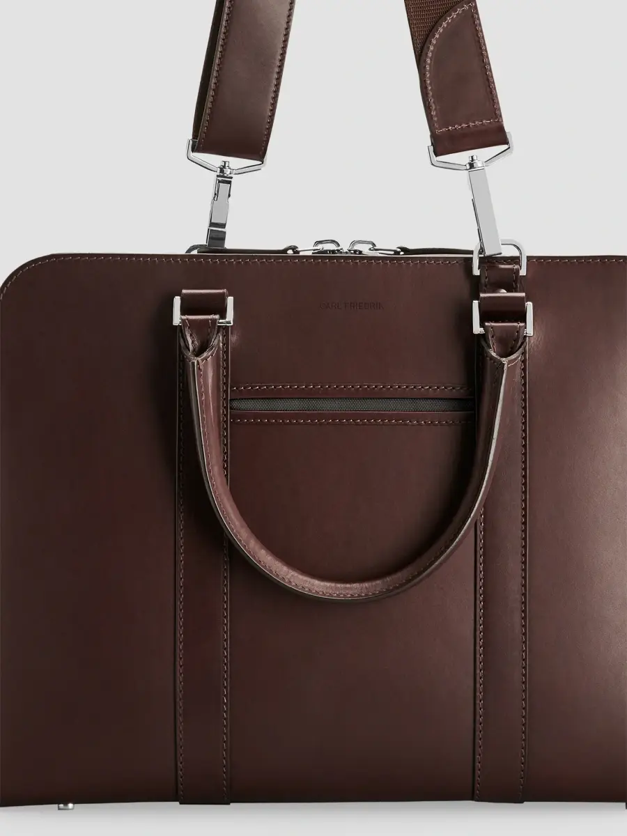 Carl Friedrik Men Heritage Palissy Leather Briefcase | Thumbnail 6