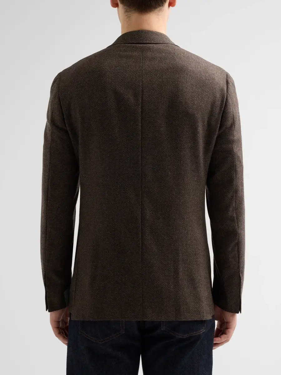 Canali Men's Raised Textured Wool Blazer | Thumbnail 3 Canali Men's Raised Textured Wool Blazer | Thumbnail 3