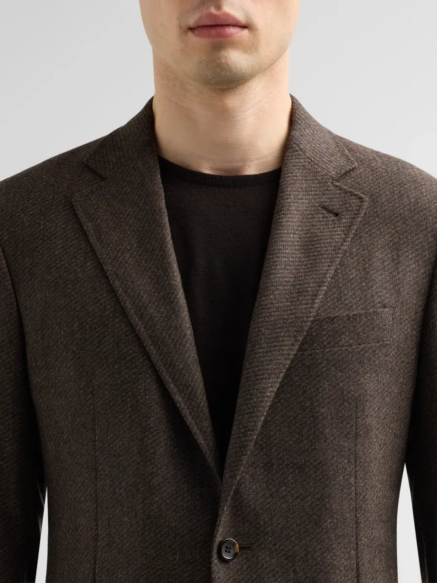 Canali Men's Raised Textured Wool Blazer | Thumbnail 5 Canali Men's Raised Textured Wool Blazer | Thumbnail 5