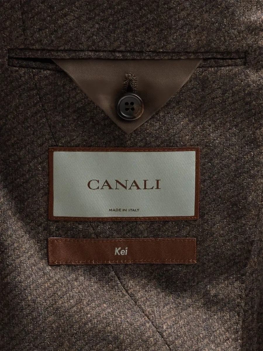 Canali Men's Raised Textured Wool Blazer | Thumbnail 6 Canali Men's Raised Textured Wool Blazer | Thumbnail 6