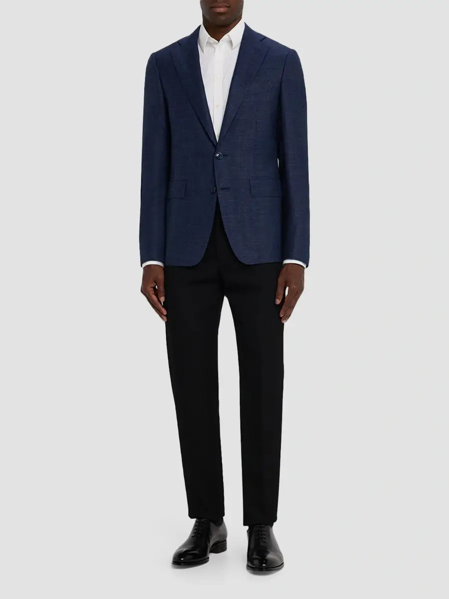 Canali Men's Wool Tweed Blazer | Thumbnail 2 Canali Men's Wool Tweed Blazer | Thumbnail 2