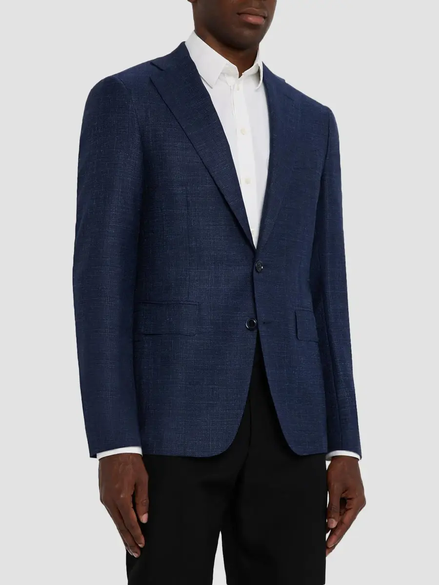 Canali Men's Wool Tweed Blazer | Thumbnail 4 Canali Men's Wool Tweed Blazer | Thumbnail 4