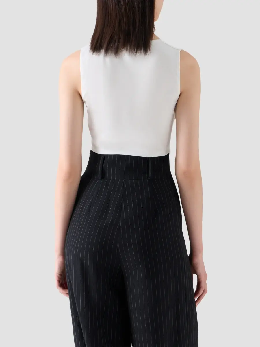 Akris punto Women's Stretch-Jersey Square Neck Top | Thumbnail 3 Akris punto Women's Stretch-Jersey Square Neck Top | Thumbnail 3