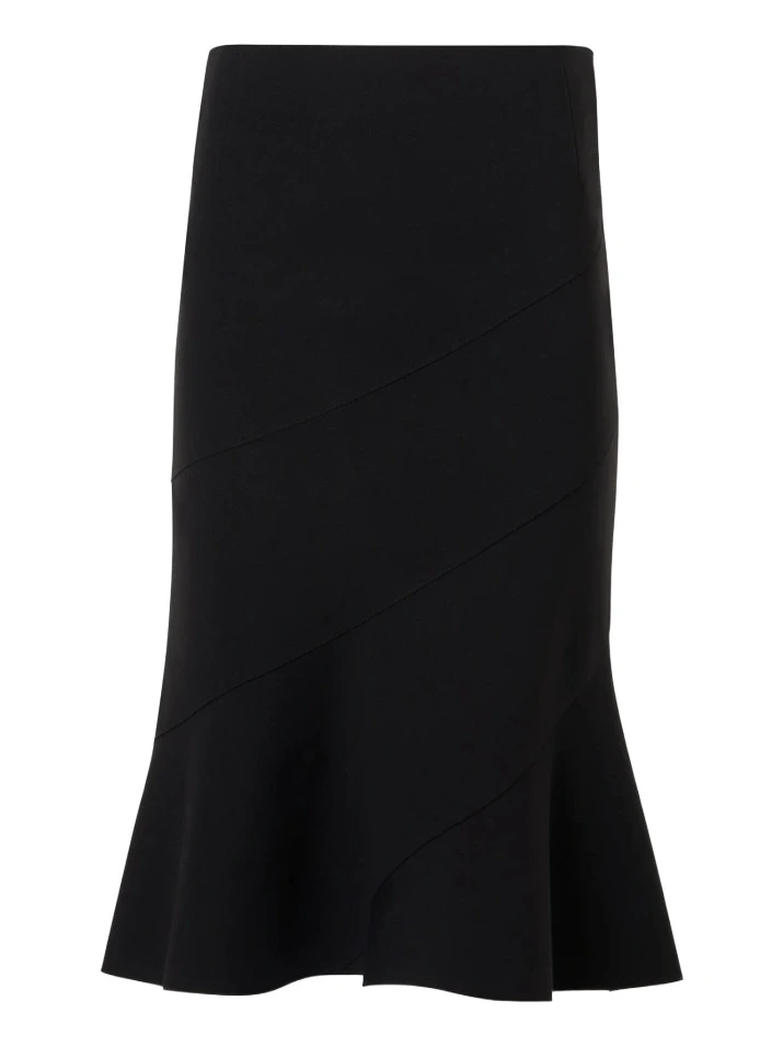 Women's Signature Jersey Flounce Knee-Length Skirt Women's Signature Jersey Flounce Knee-Length Skirt