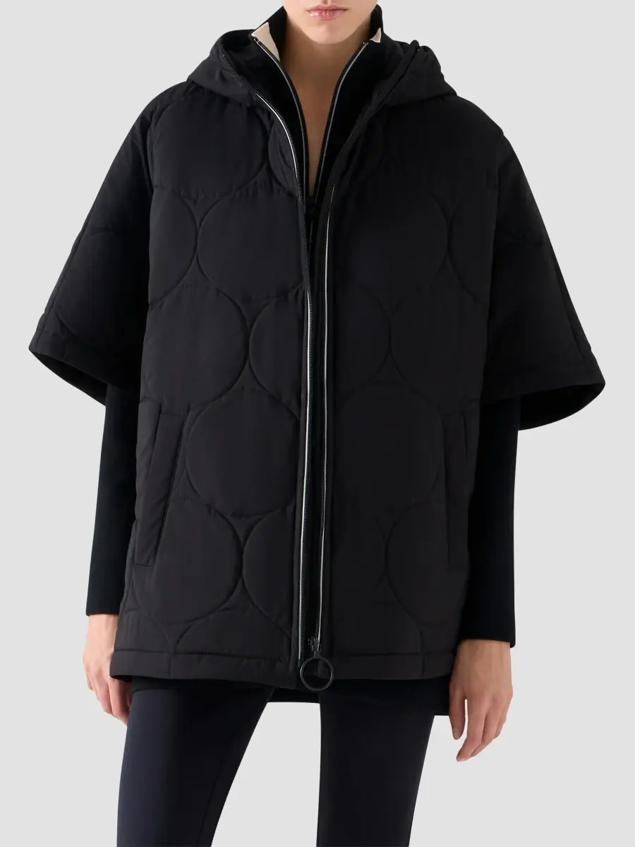 Akris punto Women's Short-Sleeve Puffer Coat | Thumbnail 4