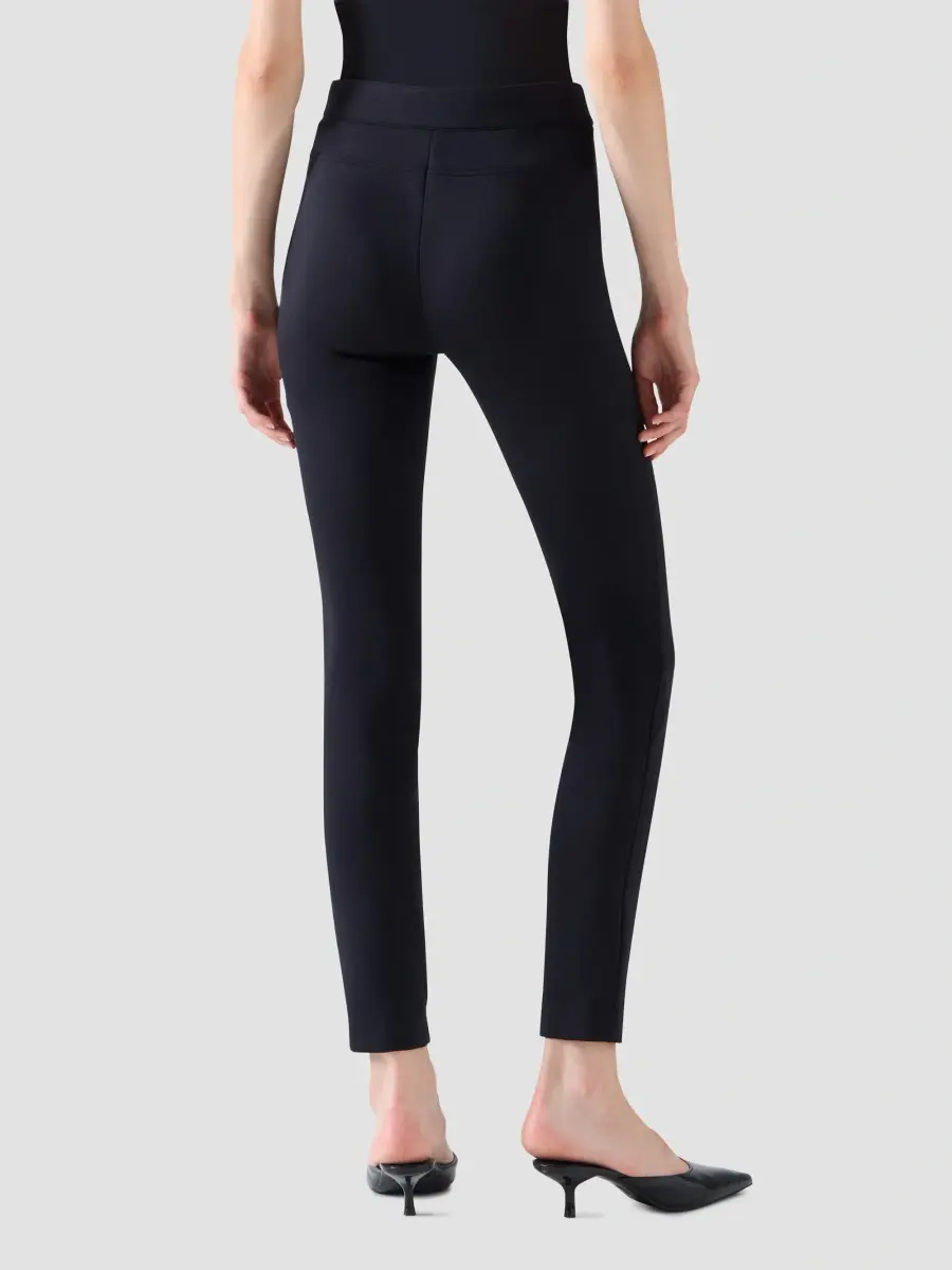 Akris punto Women's Mitch Signature Jersey Slim-Leg Ankle Pants | Thumbnail 3