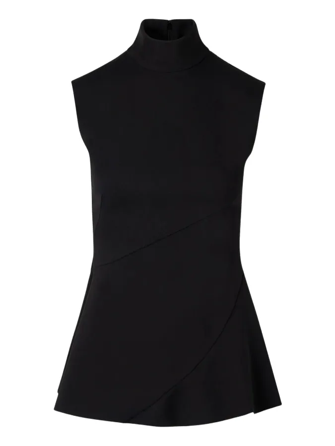 Women's Signature Jersey Twisted-Seam Peplum Top