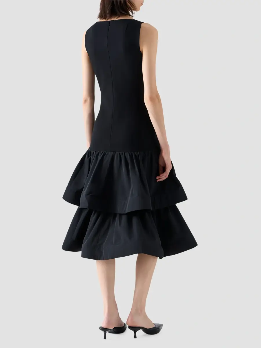 Akris punto Women's Drop-Waist Midi Dress | Thumbnail 3 Akris punto Women's Drop-Waist Midi Dress | Thumbnail 3