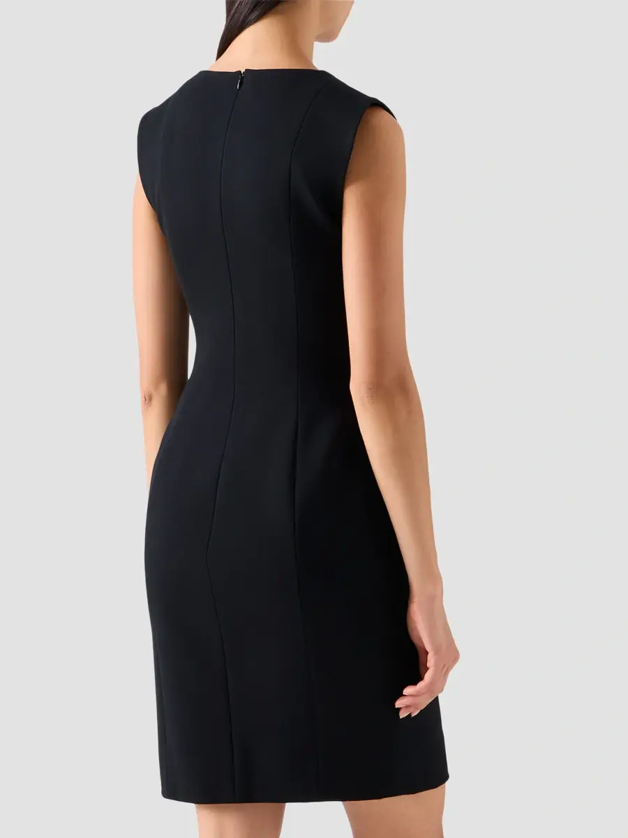 Akris punto Women's Draped Waist Sheath Mini Dress | Thumbnail 4