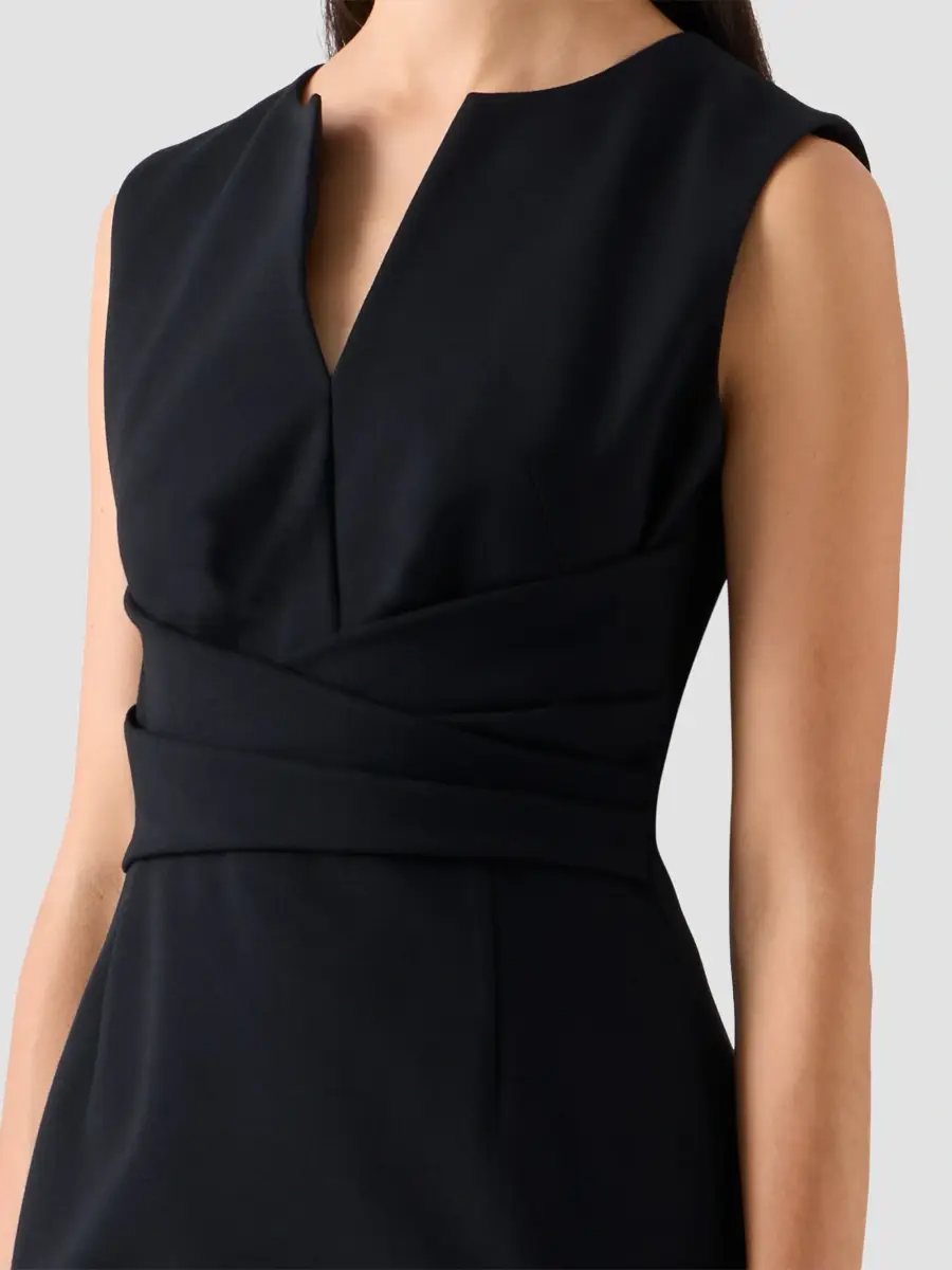 Akris punto Women's Draped Waist Sheath Mini Dress | Thumbnail 5