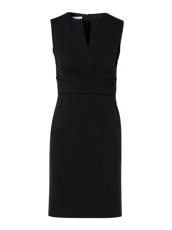Women's Draped Waist Sheath Mini Dress