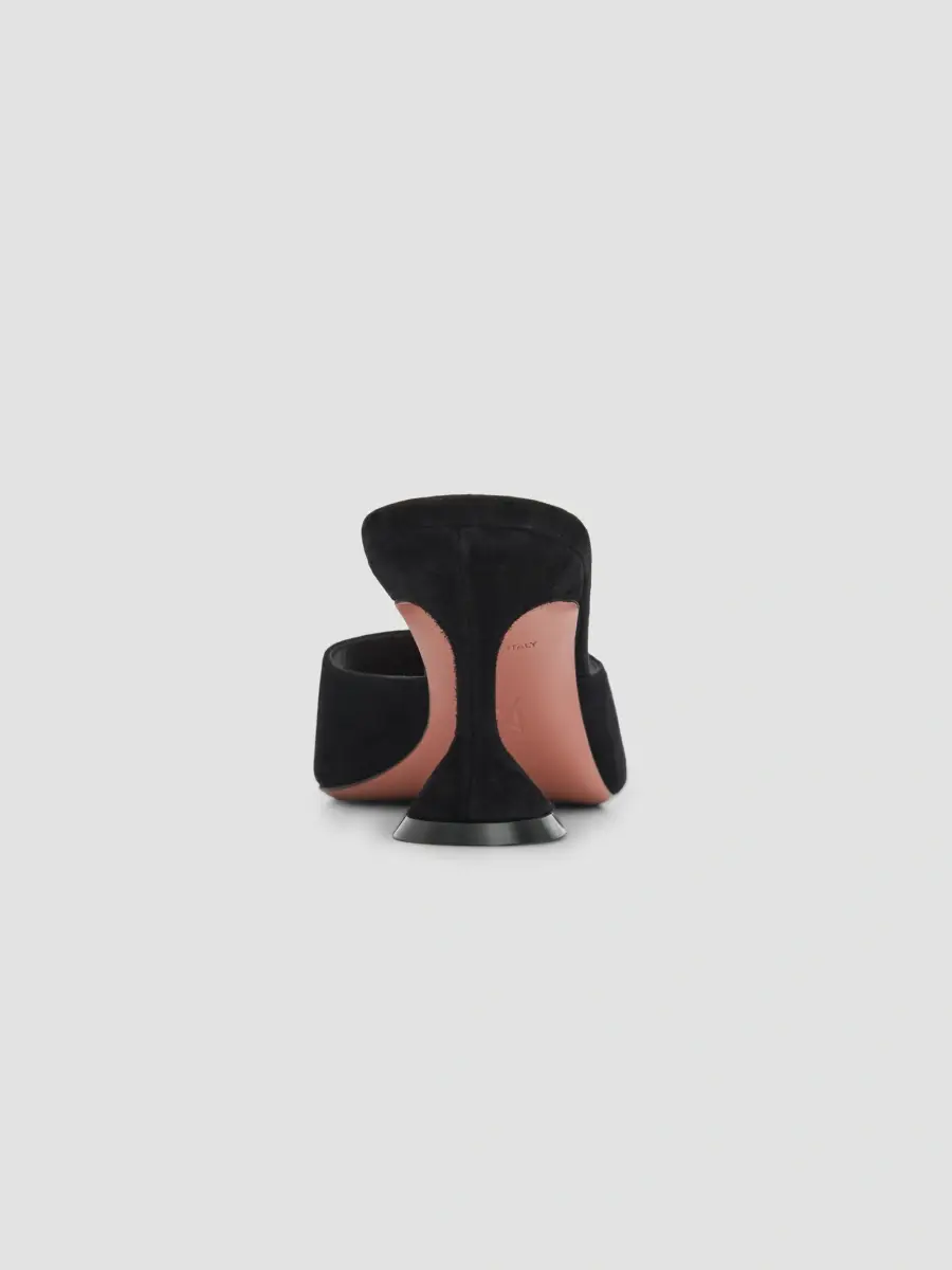 Amina Muaddi Women's Lupita 70MM Suede Mules | Thumbnail 5 Amina Muaddi Women's Lupita 70MM Suede Mules | Thumbnail 5