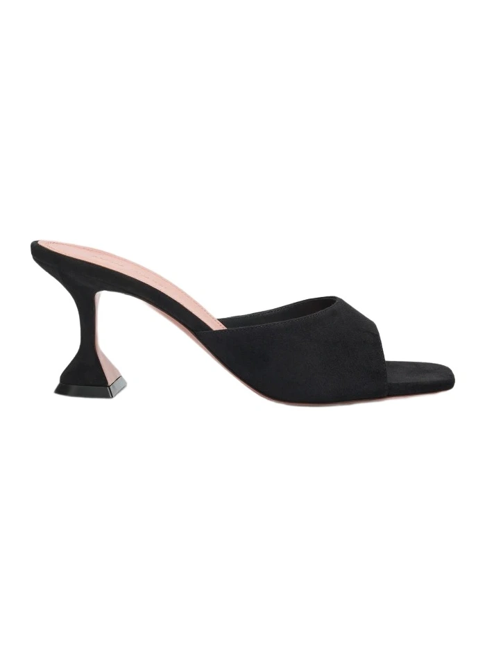 Amina Muaddi Women's Lupita 70MM Suede Mules